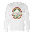 Vancouver British Columbia Canada Vintage Retro 80S Long Sleeve T-Shirt