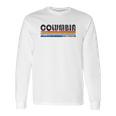 Vintage 1980S Style Columbia Long Sleeve T-Shirt