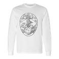 Vintage Alchemy Symbol Rebis Mens Modern Fit Triblend Long Sleeve T-Shirt