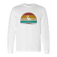 Vintage Heron Bird Long Sleeve T-Shirt