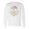 Vintage Yosemite National Park Campfire Long Sleeve T-Shirt