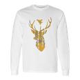 West Virginia Mountaineers Hunting Forest Deer Long Sleeve T-Shirt