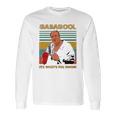 I Will Have The Gabagool For Dinner Retro Long Sleeve T-Shirt