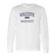 Winchester Massachusetts Long Sleeve T-Shirt