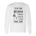 Word For Son Back Print New Style Long Sleeve T-Shirt