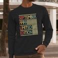 22 Years Old - 22Nd Birthday Gift September 1999 Long Sleeve T-Shirt Gifts for Him