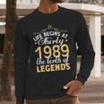 30Th Birthday Gift Vintage 1989 Classic Long Sleeve T-Shirt Gifts for Him