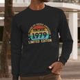 43 Years Of Being Awesome Vintage Limited 43Th Birthday 1979 Long Sleeve T-Shirt Gifts for Him