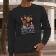 54 Years Of 1966 2020 Star Trek Characters Signatures Long Sleeve T-Shirt Gifts for Him