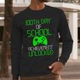 Achievement Unlocked Funny 100Th Day Of School Long Sleeve T-Shirt Gifts for Him