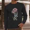 Aesthetic Skeleton Hand Rose Pastel Goth Dark Gothic Long Sleeve T-Shirt Gifts for Him