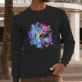 Alice In Wonderland Neon Forest Silhouette Long Sleeve T-Shirt Gifts for Him