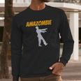 Amazombie Coworker Gift Associate Warehouse Zombie Long Sleeve T-Shirt Gifts for Him