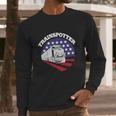 American Trainspotter Train America Trainspotting Trains Gift Long Sleeve T-Shirt Gifts for Him