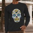 Americas Finest Los Angeles Sugar Skull Long Sleeve T-Shirt Gifts for Him