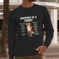 Anatomy Of A Furry Fandom Furries Cute Sweet Funny Long Sleeve T-Shirt Gifts for Him