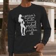 Antiabortion Prolife A Persons A Person Long Sleeve T-Shirt Gifts for Him