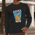 Asuka Crew Long Sleeve T-Shirt Gifts for Him