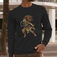 Aztec Jaguar Warrior Native Mexican Mythology Long Sleeve T-Shirt Gifts for Him