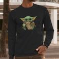 Baby Yoda Hug Golden Retriever Long Sleeve T-Shirt Gifts for Him