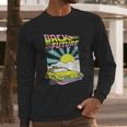 Back To The Future Delorean Sunrise Cartoon Long Sleeve T-Shirt Gifts for Him