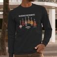 Banjo Bluegrass Instruments Vintage Music Fans Banjo Player Long Sleeve T-Shirt Gifts for Him