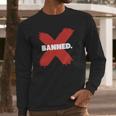 Banned Retro 1 Jordan Shirt Hoodie Long Sleeve T-Shirt Gifts for Him