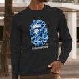 By Bape Abc Blue Camo T-Shirts Long Sleeve T-Shirt Gifts for Him