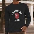 Bape Abc Red Camo T-Shirts Long Sleeve T-Shirt Gifts for Him