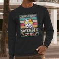 Birthday Cat Born In November 2000 Ltd Edition 21 Years Old Long Sleeve T-Shirt Gifts for Him