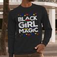 Black Girl Magic Black History Month Panthers Gift Design Long Sleeve T-Shirt Gifts for Him