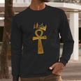 Black Lives Matter Ankh Symbol Long Sleeve T-Shirt Gifts for Him