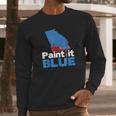 Blue Wave Georgia Elections Democrat Long Sleeve T-Shirt Gifts for Him