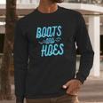 Boats And Hoes Funny Fashion Long Sleeve T-Shirt Gifts for Him