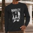 Bob Marley Black And White Photo Long Sleeve T-Shirt Gifts for Him