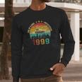 Born In February 1999 Vintage 22Nd Birthday 22 Years Old Long Sleeve T-Shirt Gifts for Him