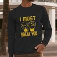 I Must Break You Drago Boxing Movie 80S Long Sleeve T-Shirt Gifts for Him