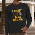 I Must Break You Drago Boxing Movie 80S Long Sleeve T-Shirt Gifts for Him