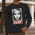 Buffy The Vampire Slayer Sarah Michelle Gellar T-Shirt Long Sleeve T-Shirt Gifts for Him