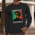 Burnings Spear Green And Red Long Sleeve T-Shirt Gifts for Him