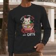 Cat Neko Anime Kawaii Long Sleeve T-Shirt Gifts for Him