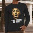 The Champ Is Here Muhammad Ali Long Sleeve T-Shirt Gifts for Him