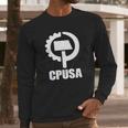 Communist Party Cpusa With Logo Long Sleeve T-Shirt Gifts for Him