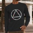 Cool Aa Symbol Narcotics Anonymous Na Aa Funny Gift Long Sleeve T-Shirt Gifts for Him