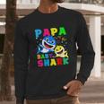 Cute Papa Of The Baby Shark Long Sleeve T-Shirt Gifts for Him