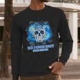 Dead Pancreas Society Diabetes Awareness Sugar Skull Long Sleeve T-Shirt Gifts for Him