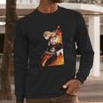 Demon Slayer Graphic Flame Long Sleeve T-Shirt Gifts for Him