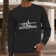 Dewey Beach De Sailboat T-Shirt Vintage 70S Graphic Tee Long Sleeve T-Shirt Gifts for Him