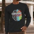 Dopamine Dealer Fitness Coach Personal Trainer Long Sleeve T-Shirt Gifts for Him