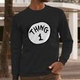 Dr Seuss Thing 1 Long Sleeve T-Shirt Gifts for Him